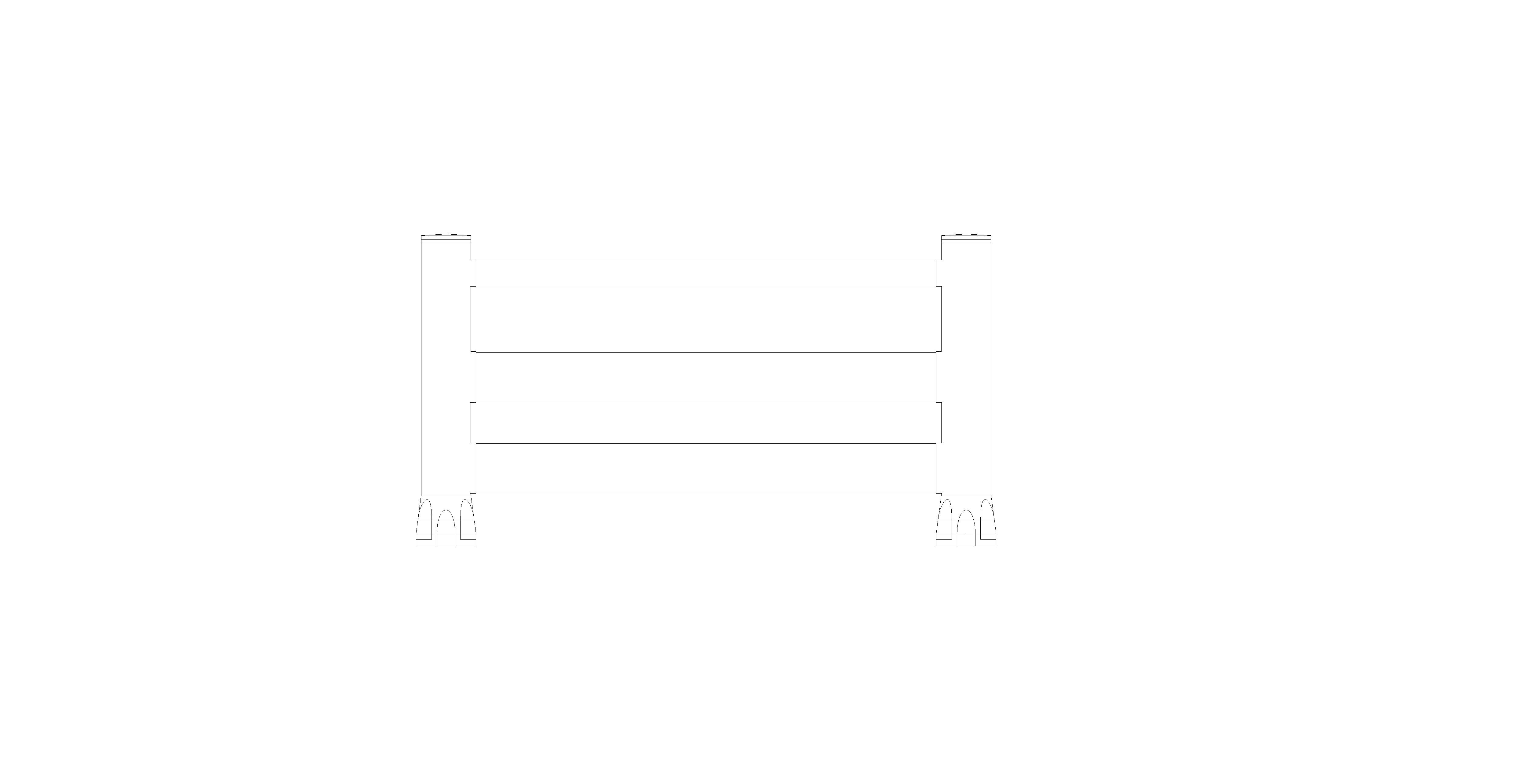 Product: Pedestrian Barrier 190-T2-P1