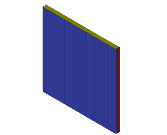 bimstore 3D image of Assan Panels - 1000 WDT External Screw Wall Panel