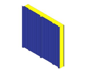 Product: BS5T Mineral Wool Solar Capped Roof Panel
