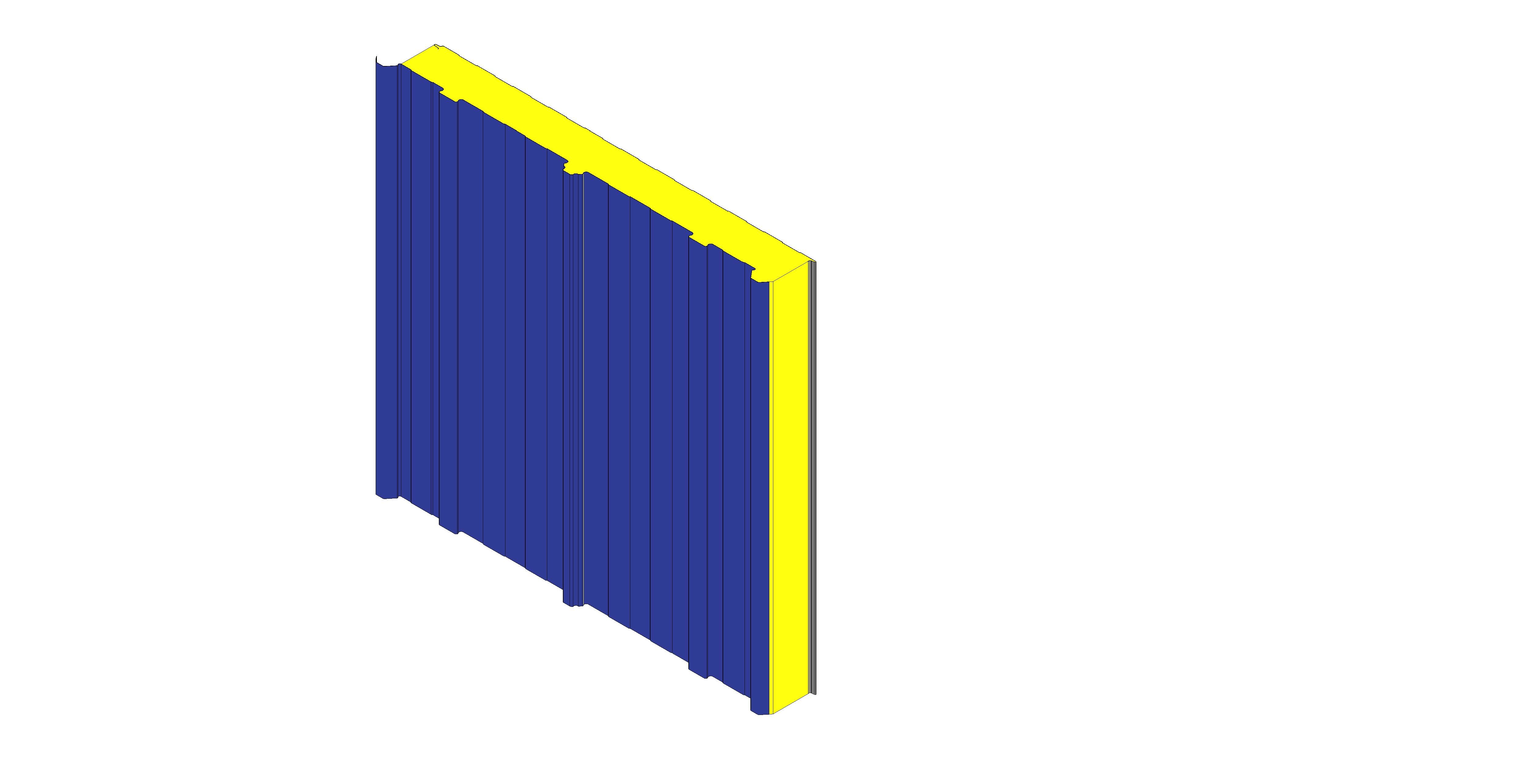 Product: BS5T Mineral Wool Solar Capped Roof Panel