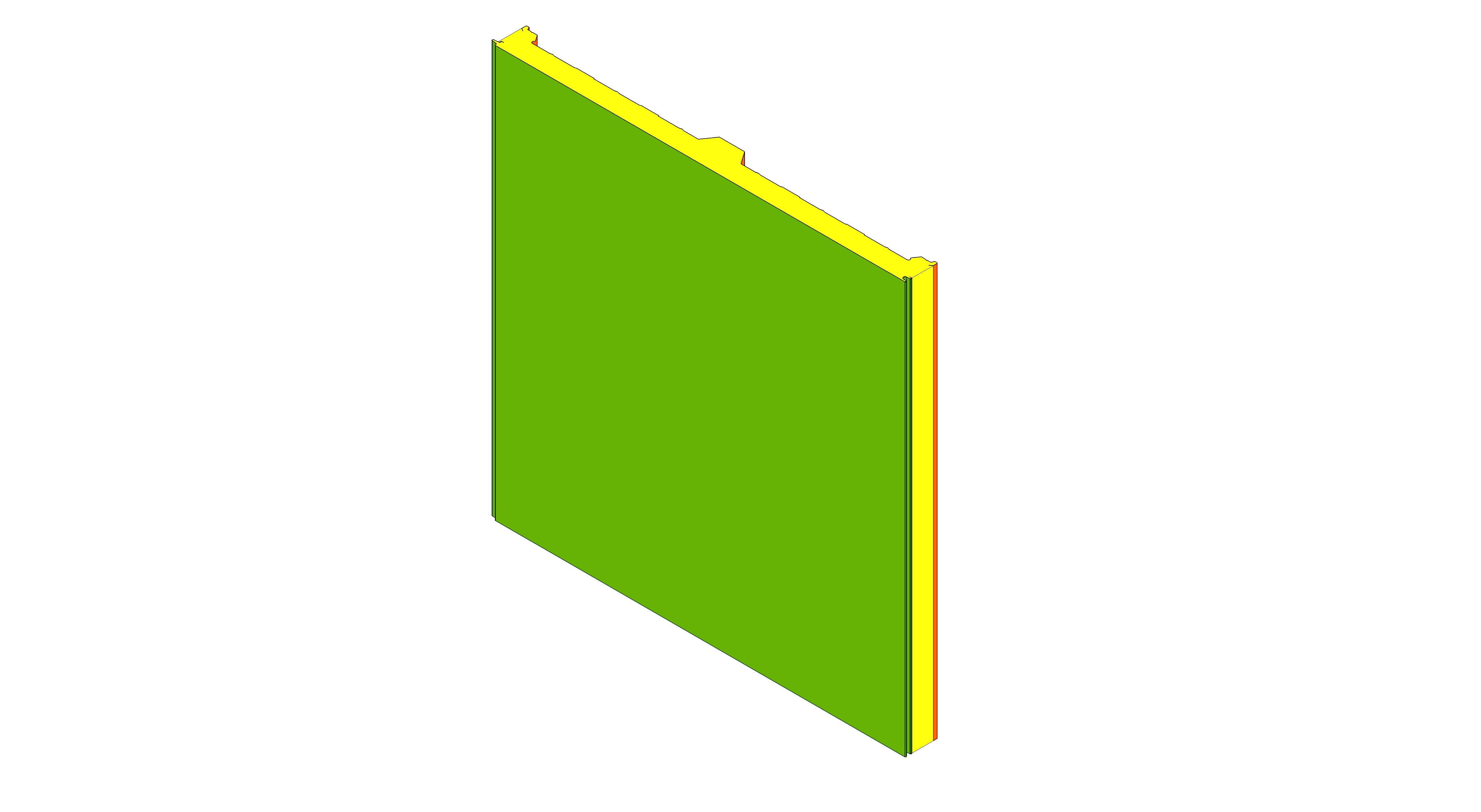 bimstore 3D image of Assan Panels - 3 Roof Panel