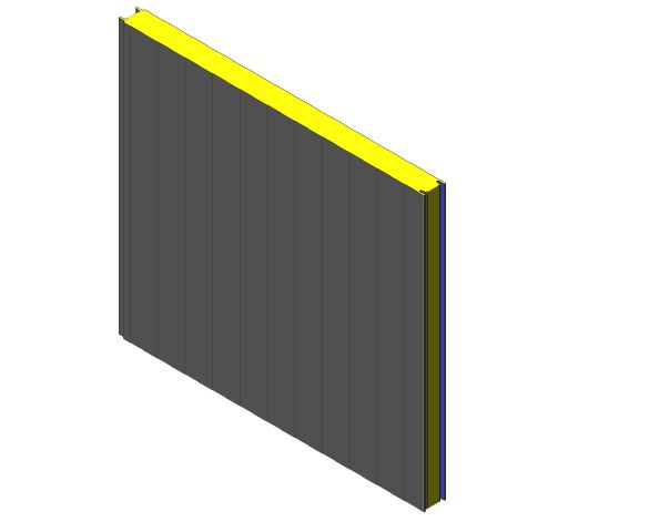 bimstore 3D image of Assan Panels - CS Cold Storage Panel