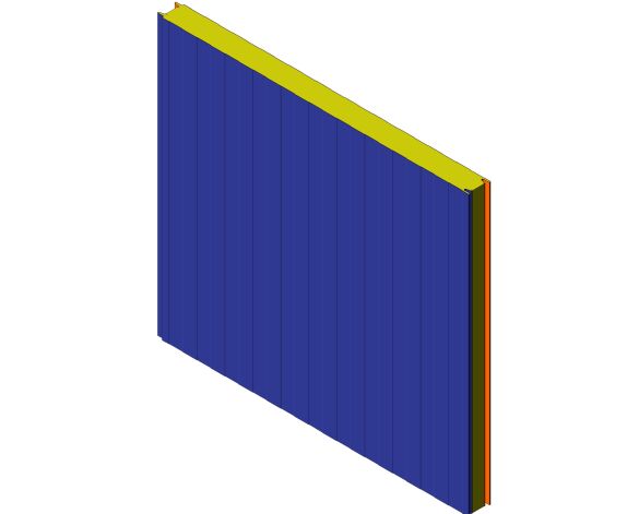 bimstore 3D image of Assan Panels - CS Cold Storage Panel