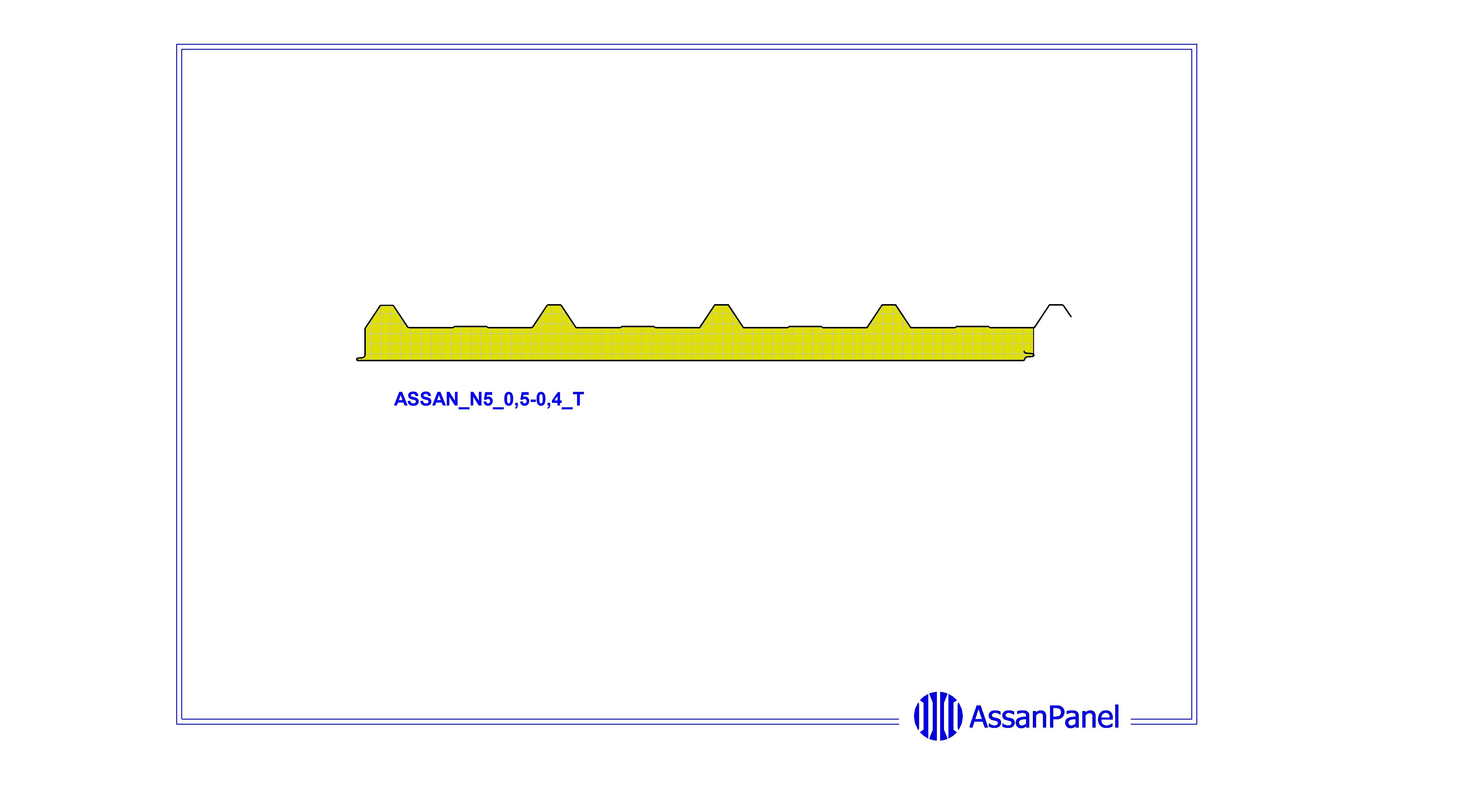 bimstore side image of Assan Panels - N5 Roof Panel