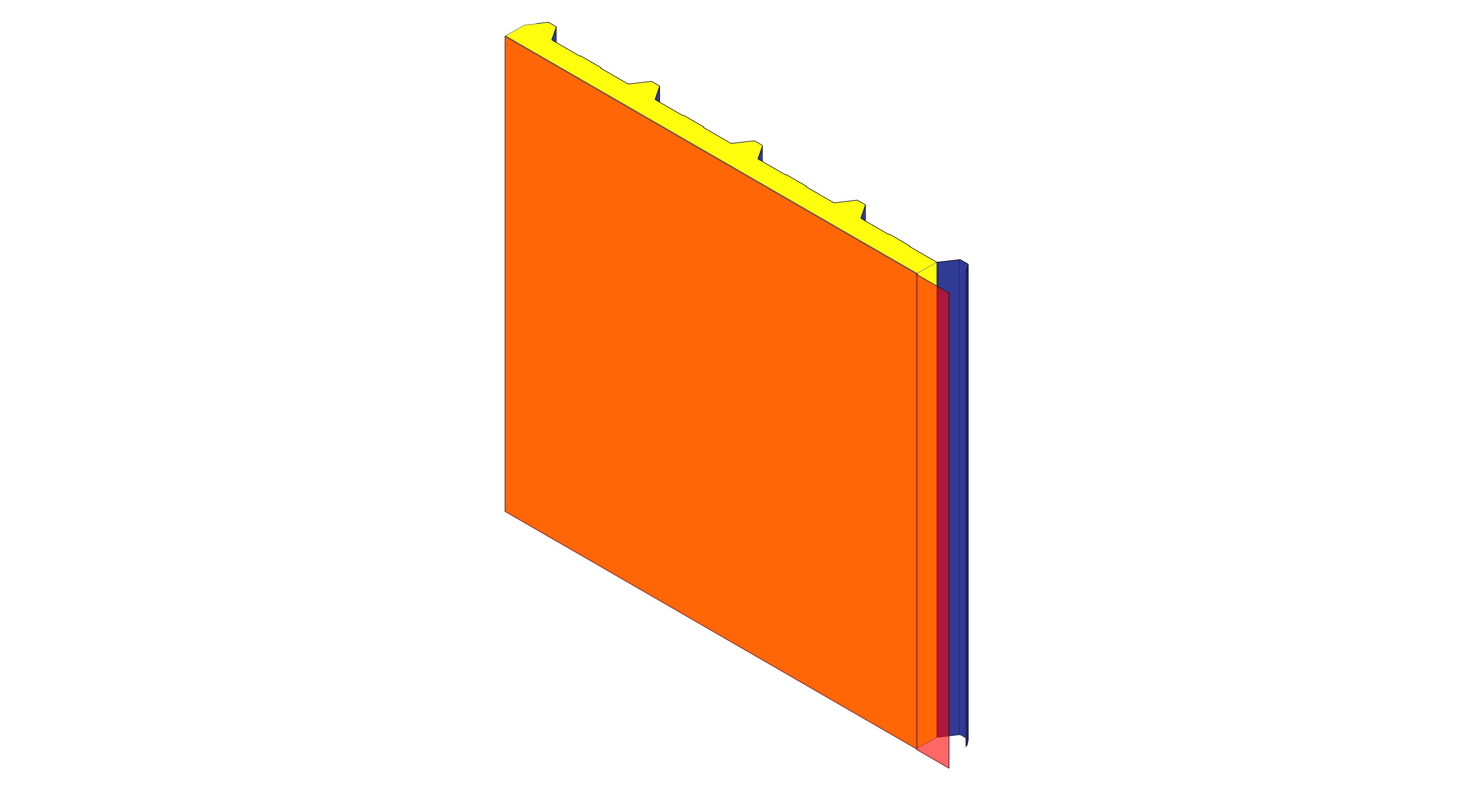 bimstore 3D image of Assan Panels - N5M Membrane Roof Panel