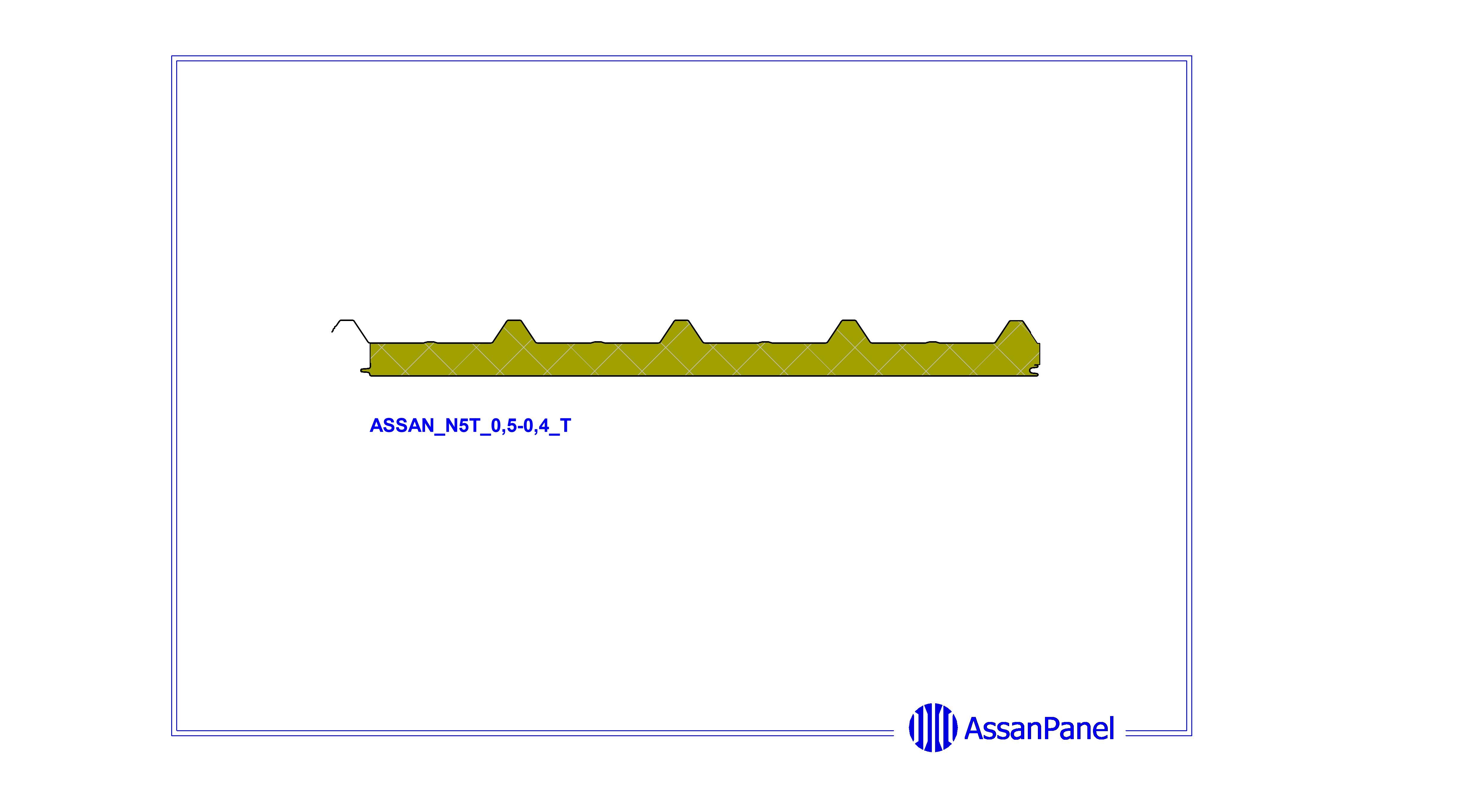 bimstore side image of Assan Panels - N5T Roof Panel