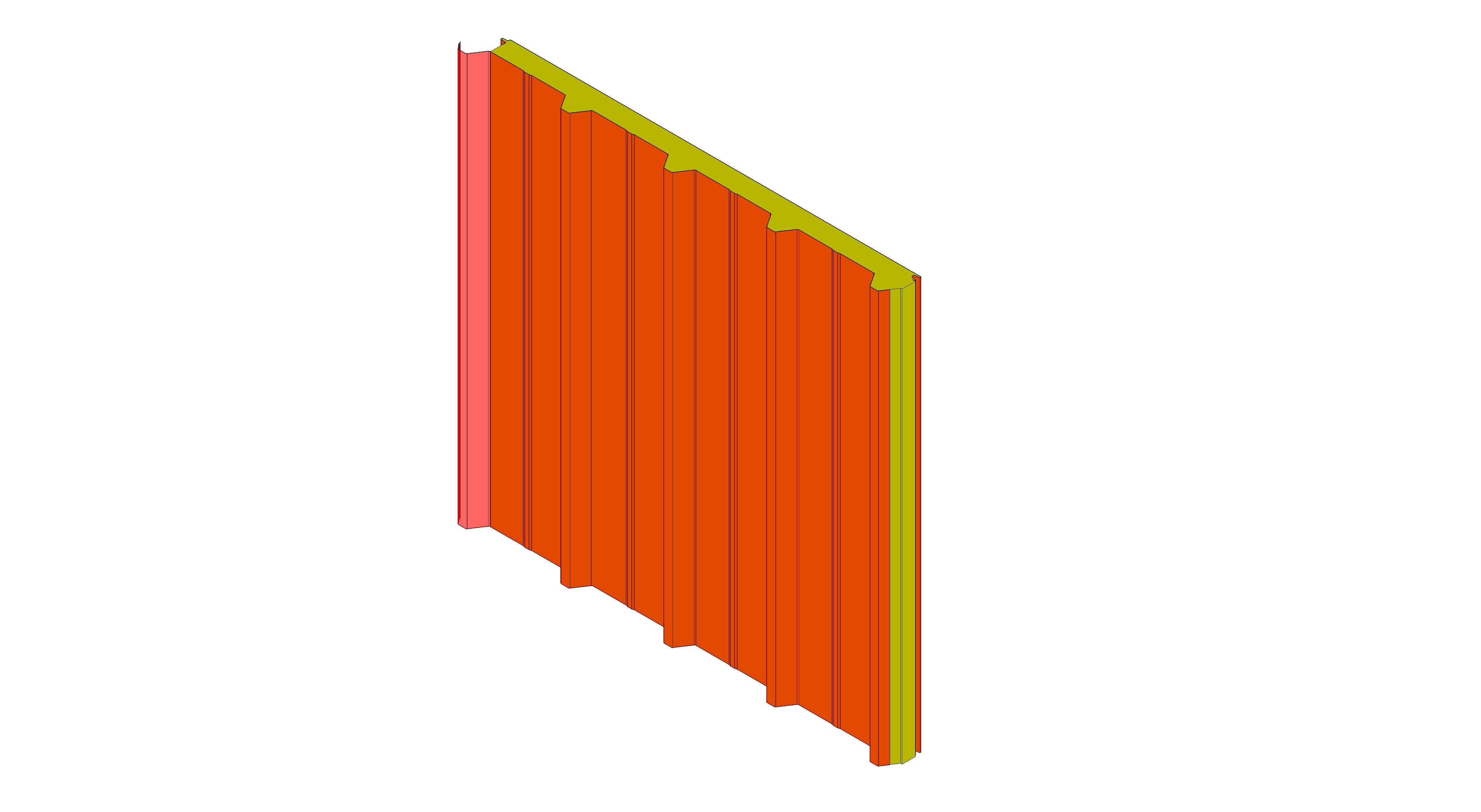 bimstore 3D image of Assan Panels - N5T Roof Panel
