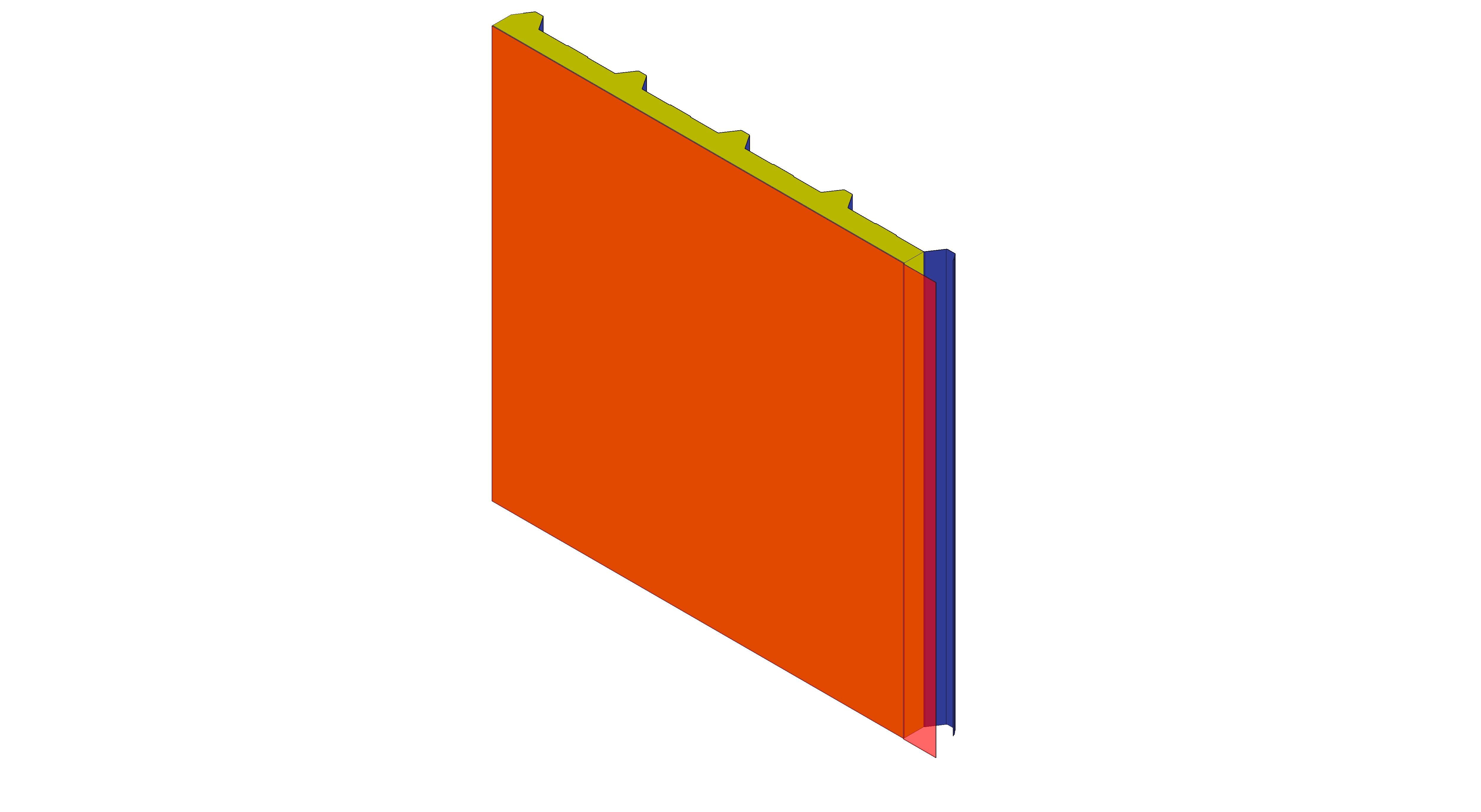 bimstore 3D image of Assan Panels - N5TM Membrane Roof Panel