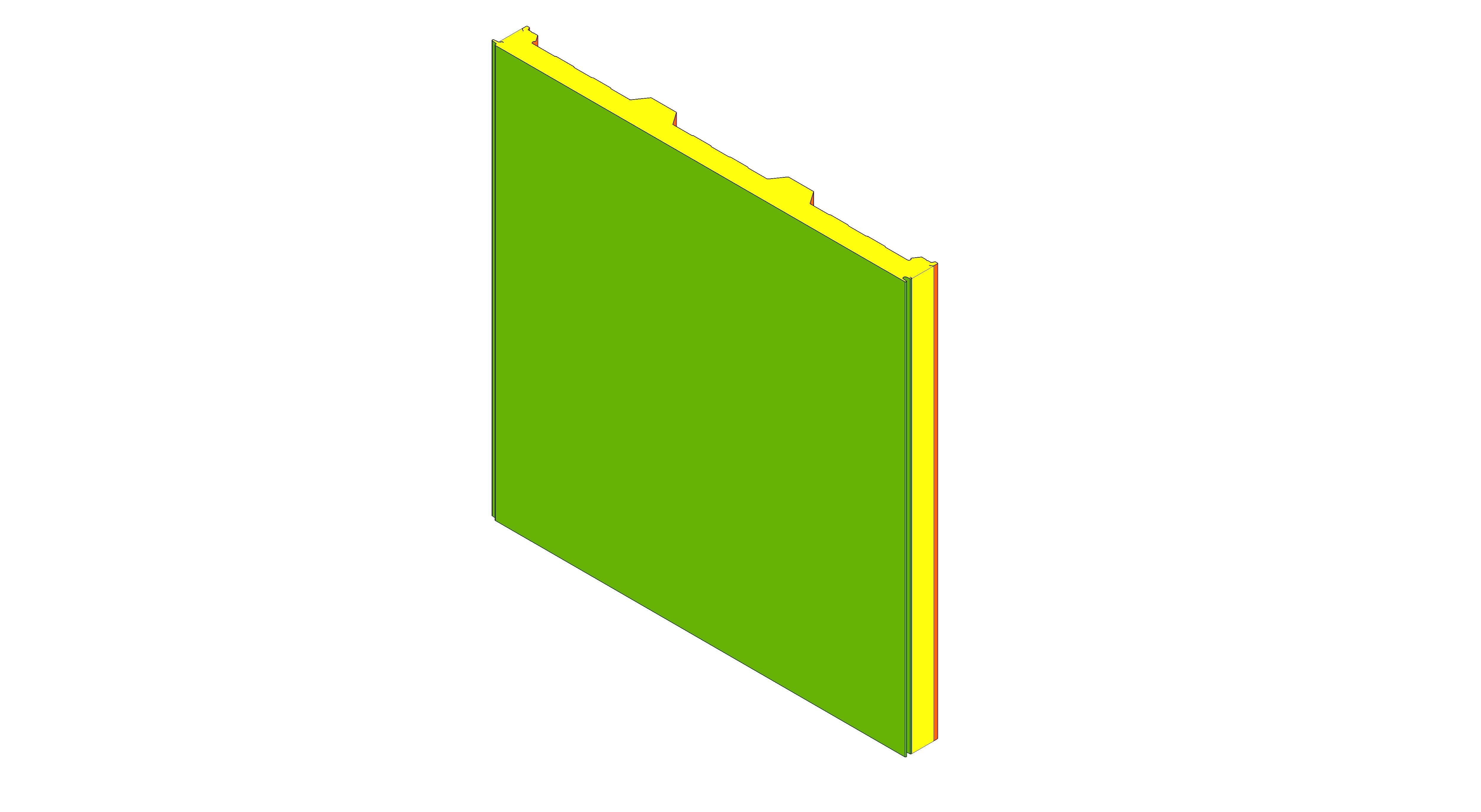 bimstore 3D image of Assan Panels - R4 Roof Panel