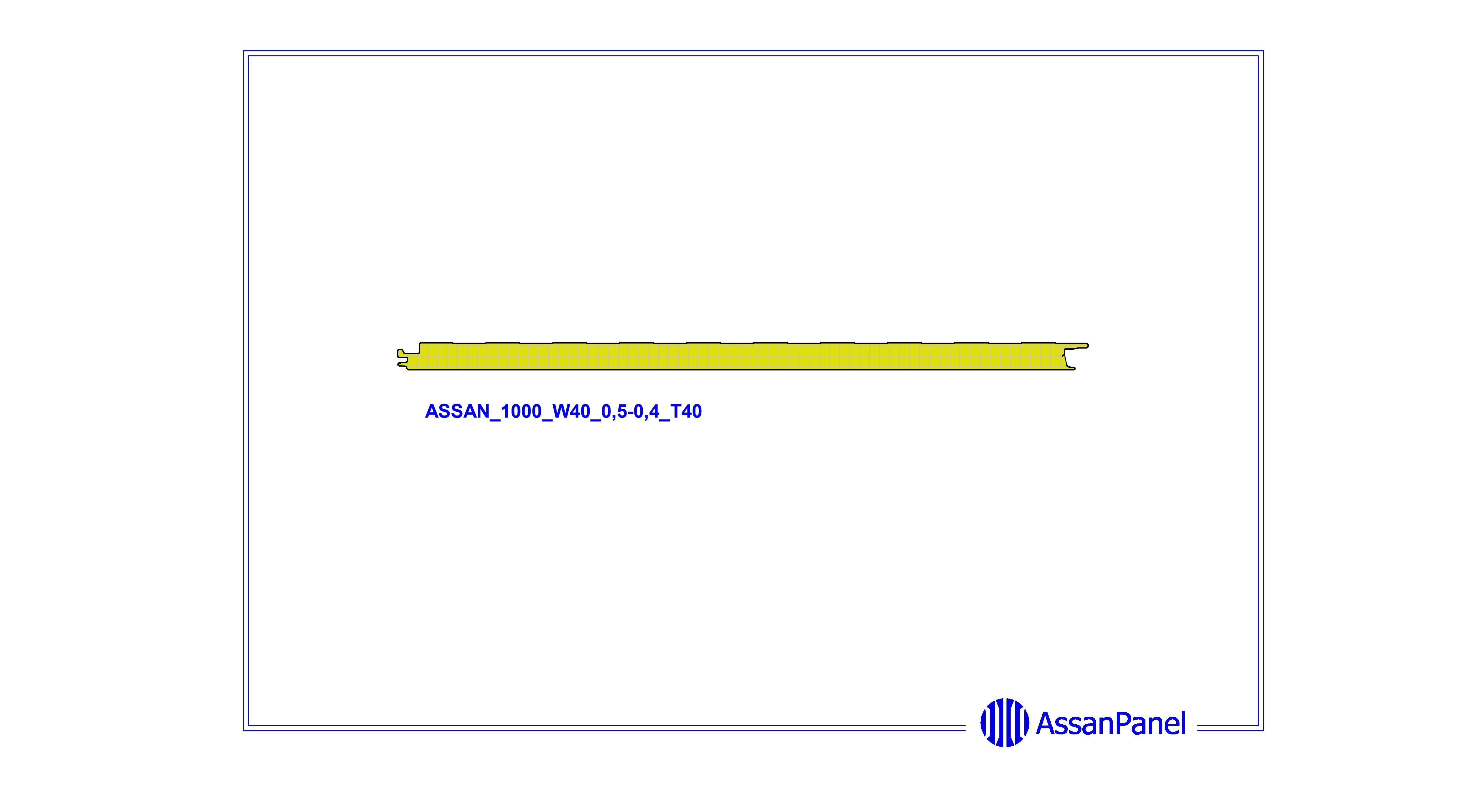 bimstore side image of Assan Panels - W 40 Wall Panel