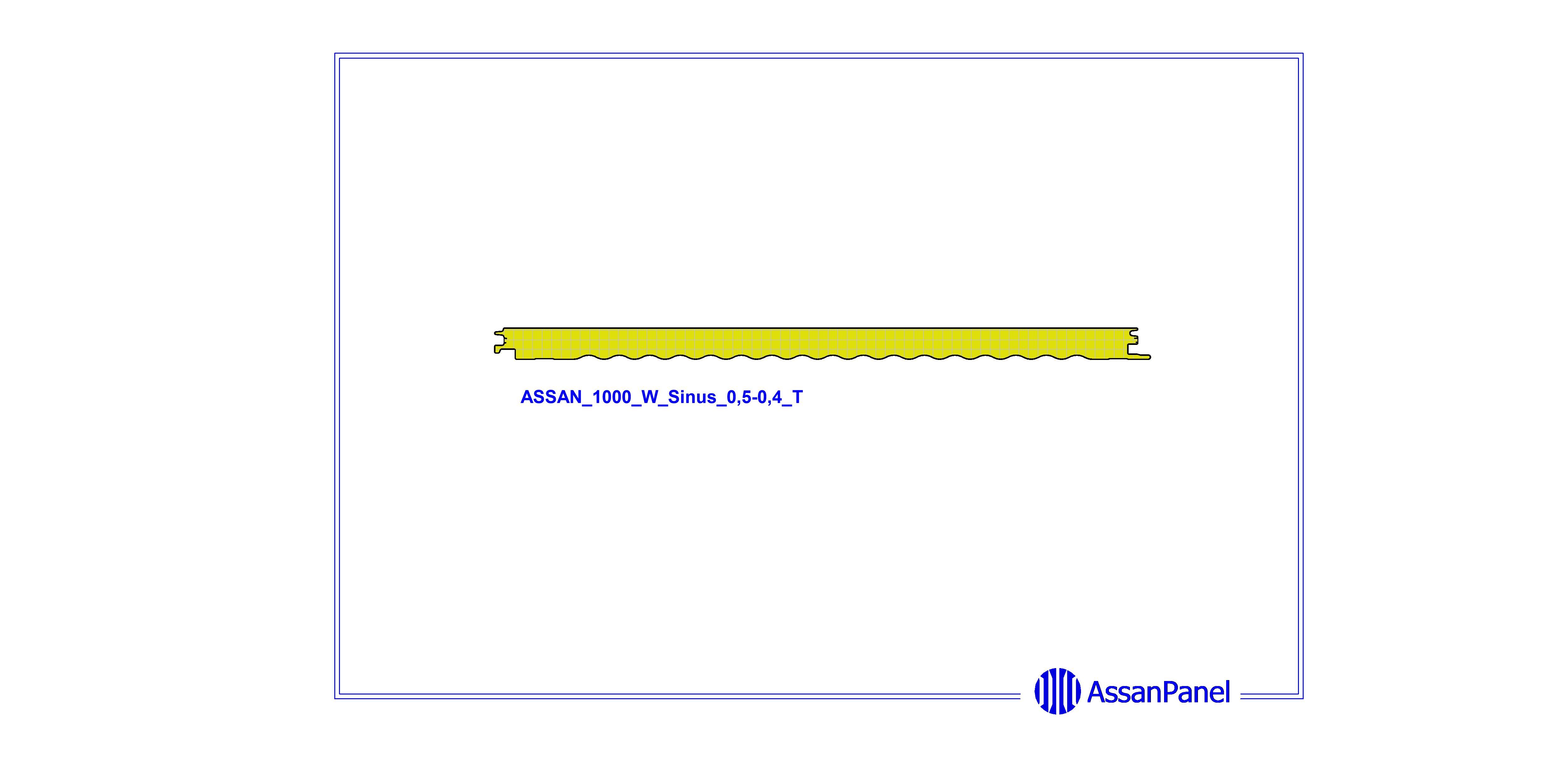 bimstore side image of Assan Panels - W Sinus Wall Panel