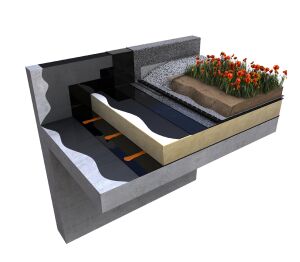 Product: Cityflor® Neo-Bitumen® Flame Free Warm Roof Living Roof System