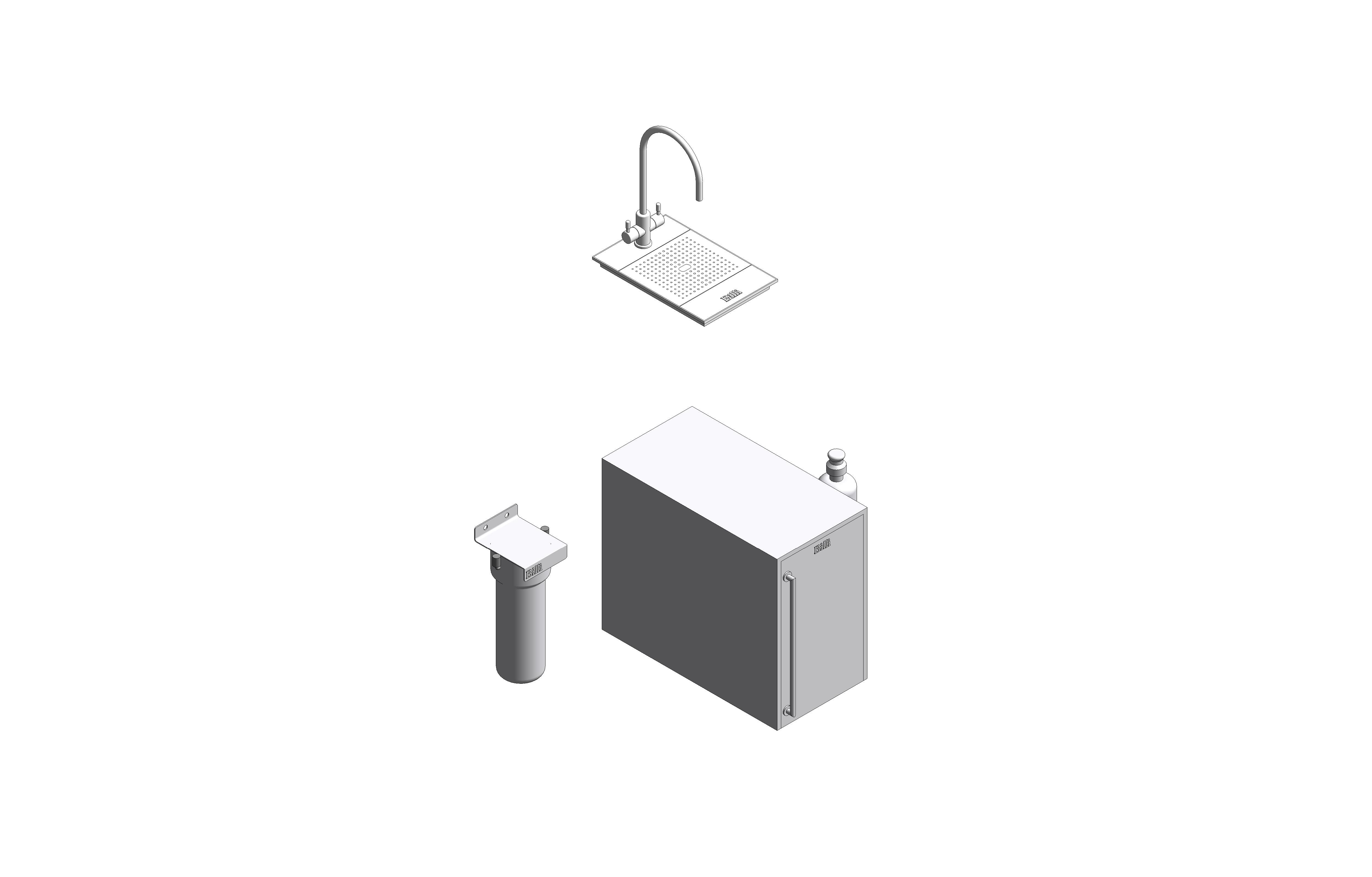 Image of Billi Alpine Sparkling with Dual Levered Slimline Dispenser