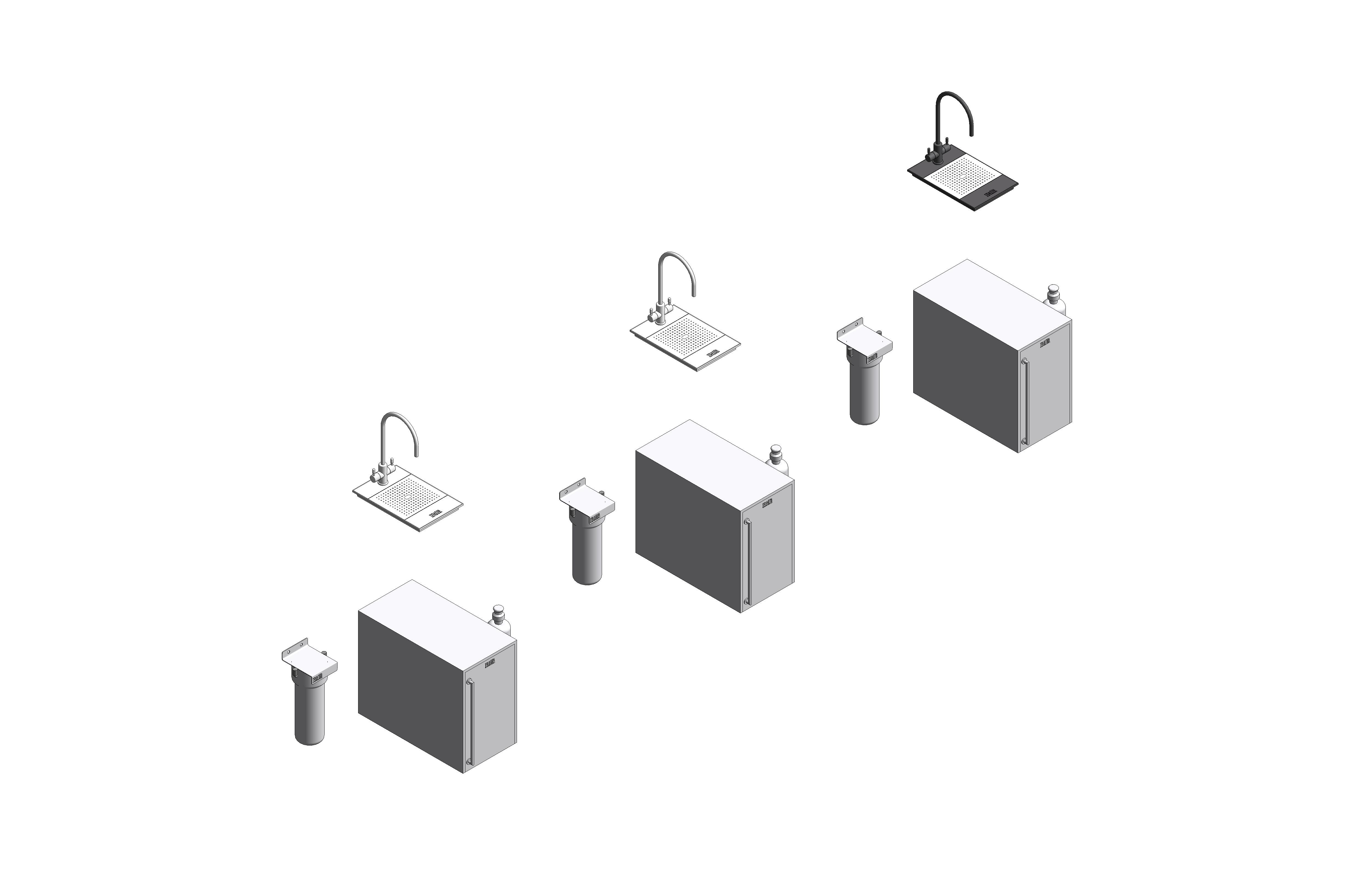 Image of Billi Alpine Sparkling with Dual Levered Slimline Dispenser