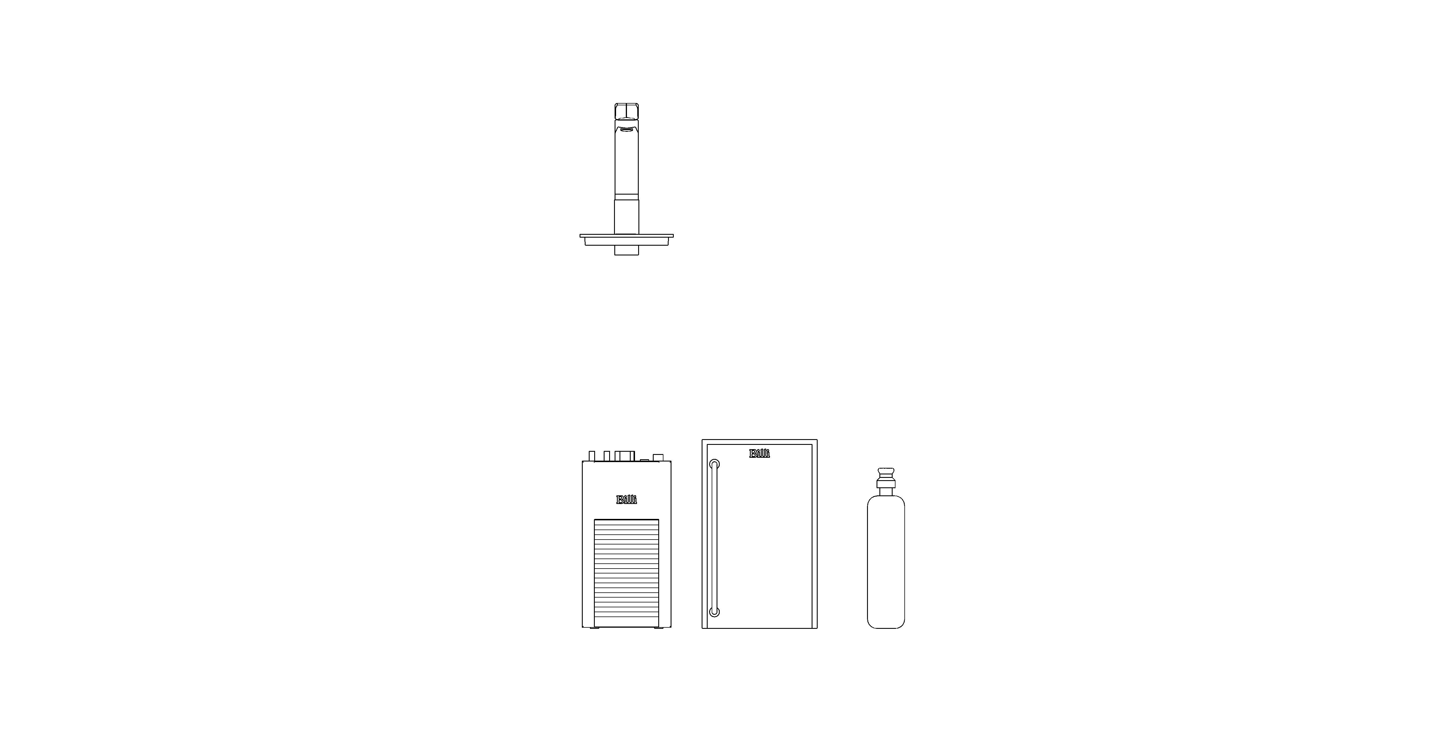 Image of Billi Eco Sparkling with XL Levered Dispenser