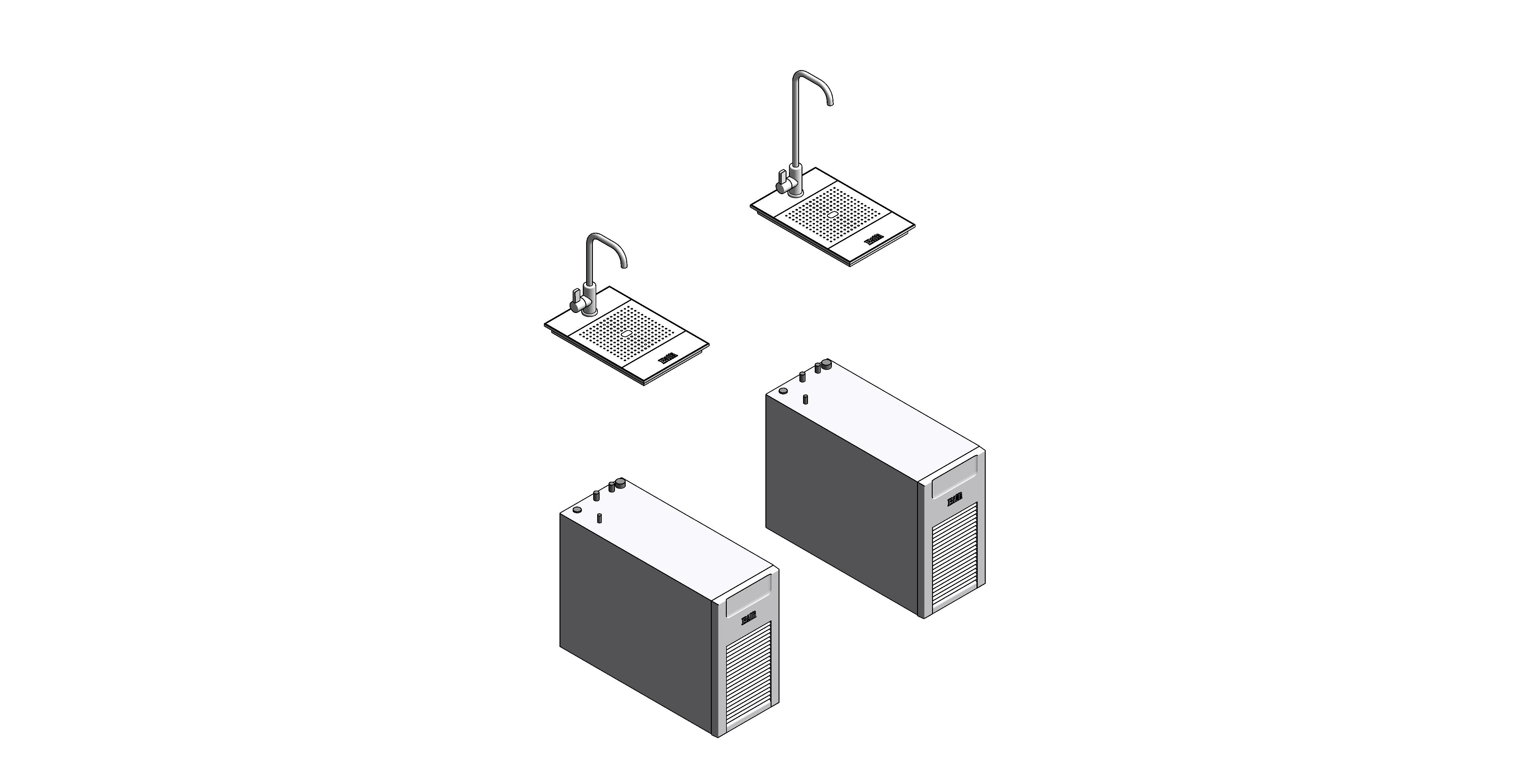 Image of Billi Home C with Square or Extended Slimline Dispenser