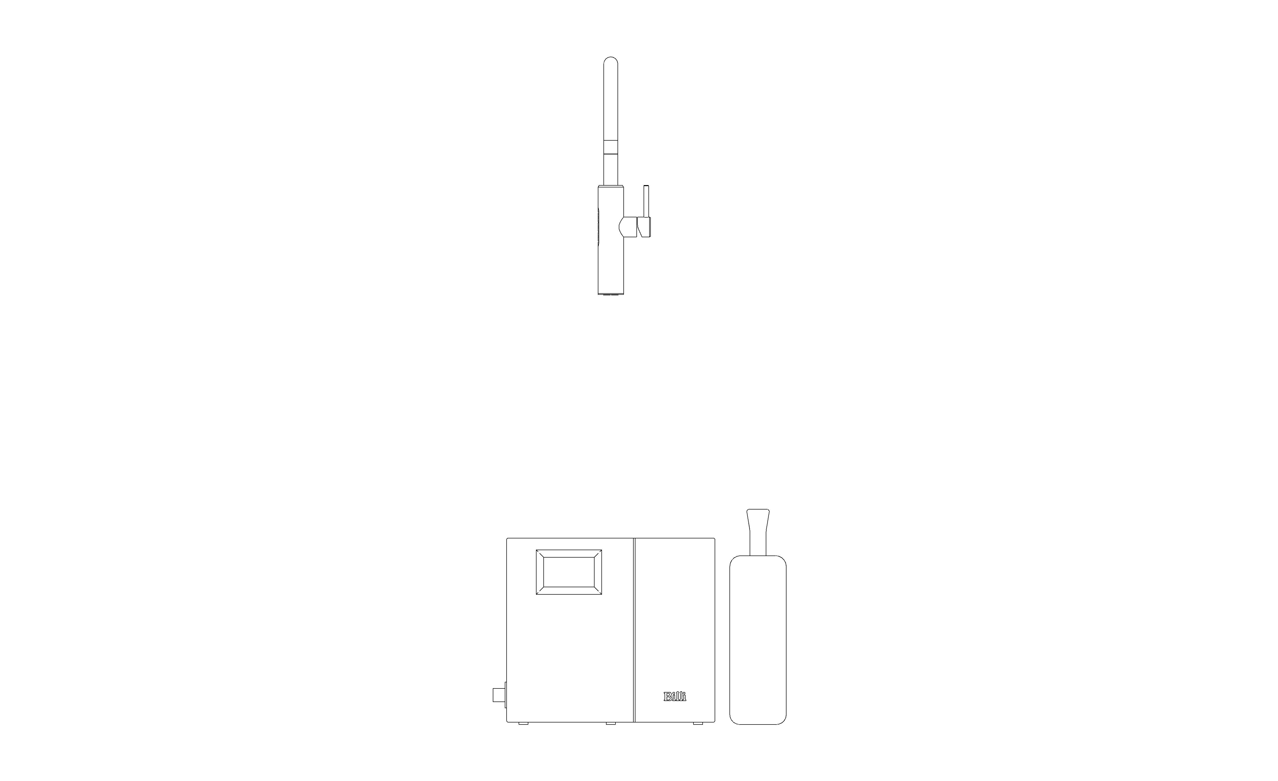 Image of Billi OmniOne Pro20 with Gooseneck Multifunction Mixer Tap
