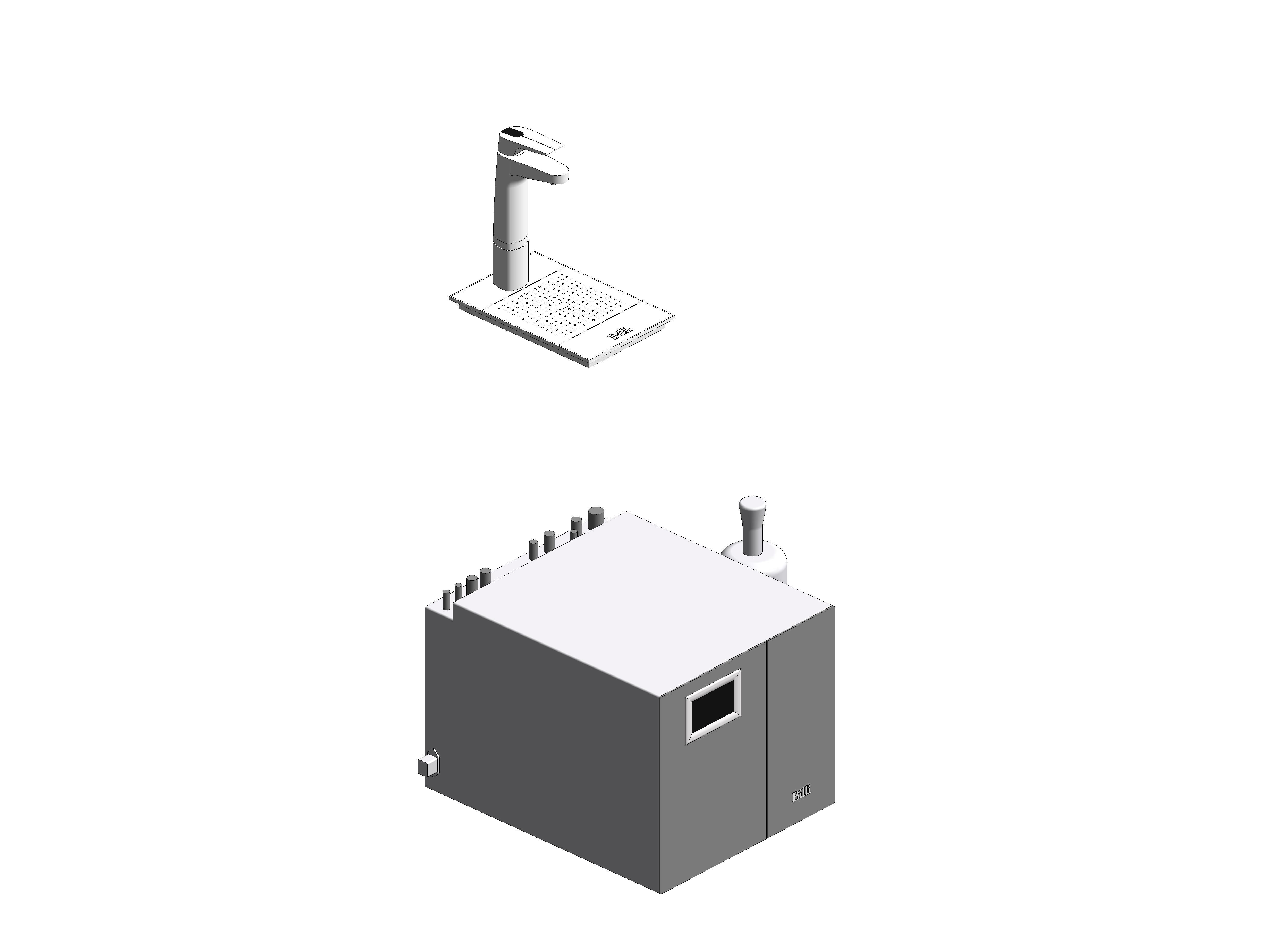 Image of Billi OmniOne Pro60 with XL Levered Dispenser