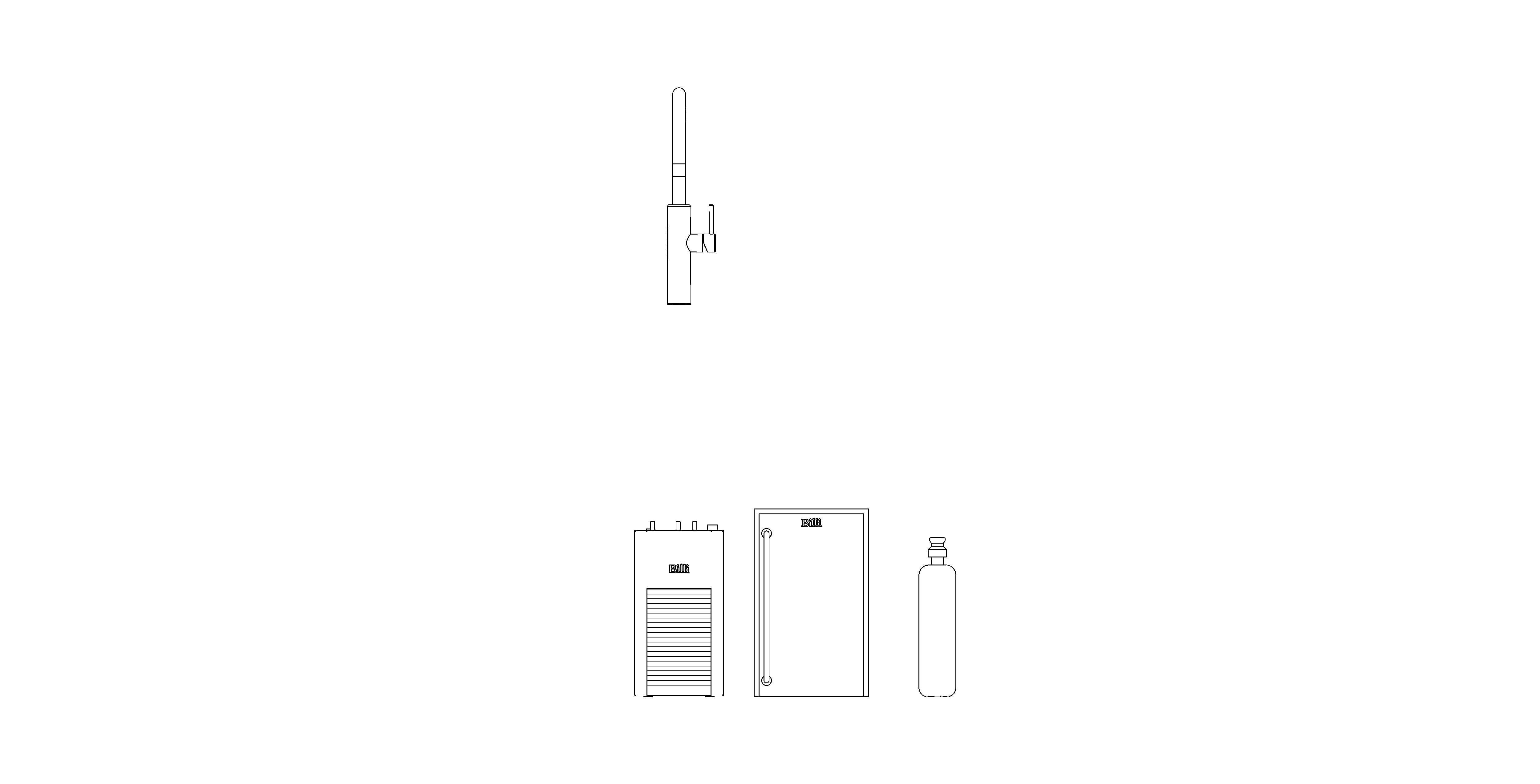 Image of Billi Quadra Sparkling with Gooseneck Multifunction Mixer Tap