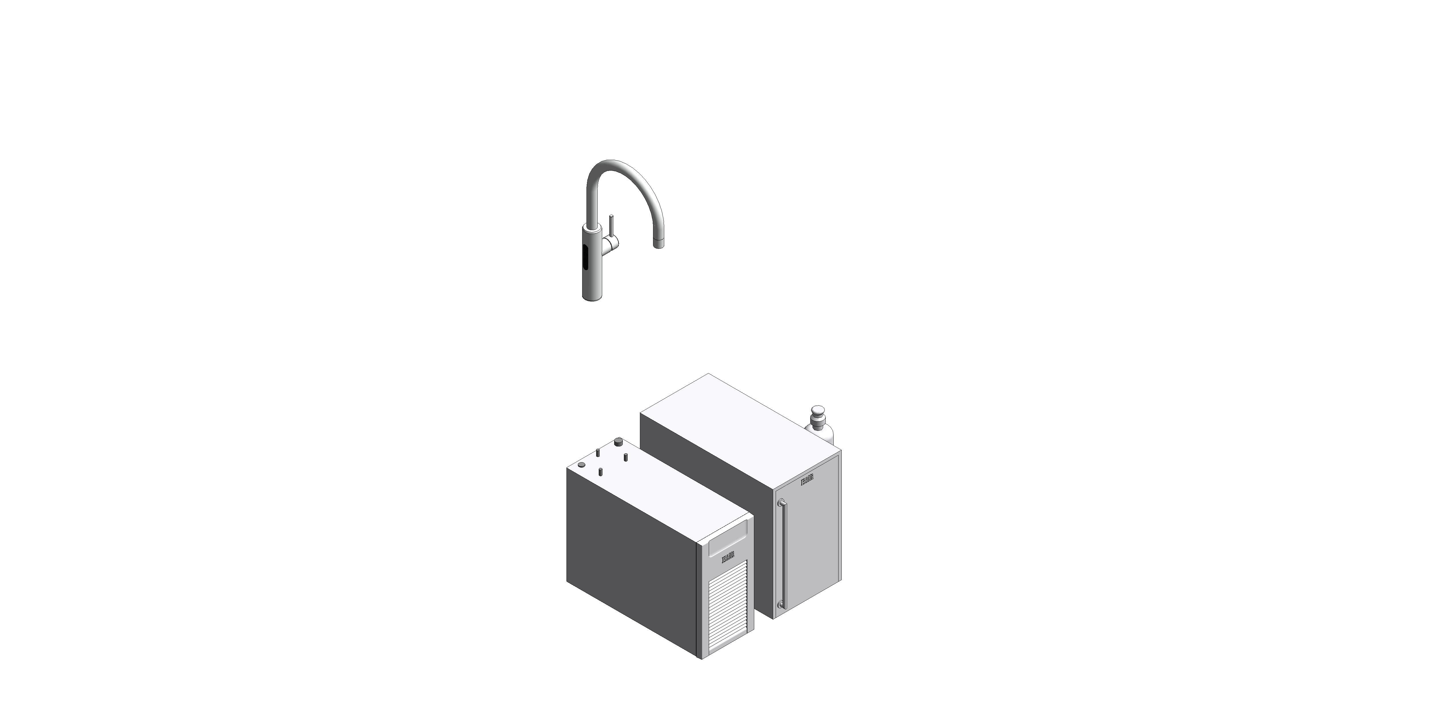 Image of Billi Quadra Sparkling with Gooseneck Multifunction Mixer Tap
