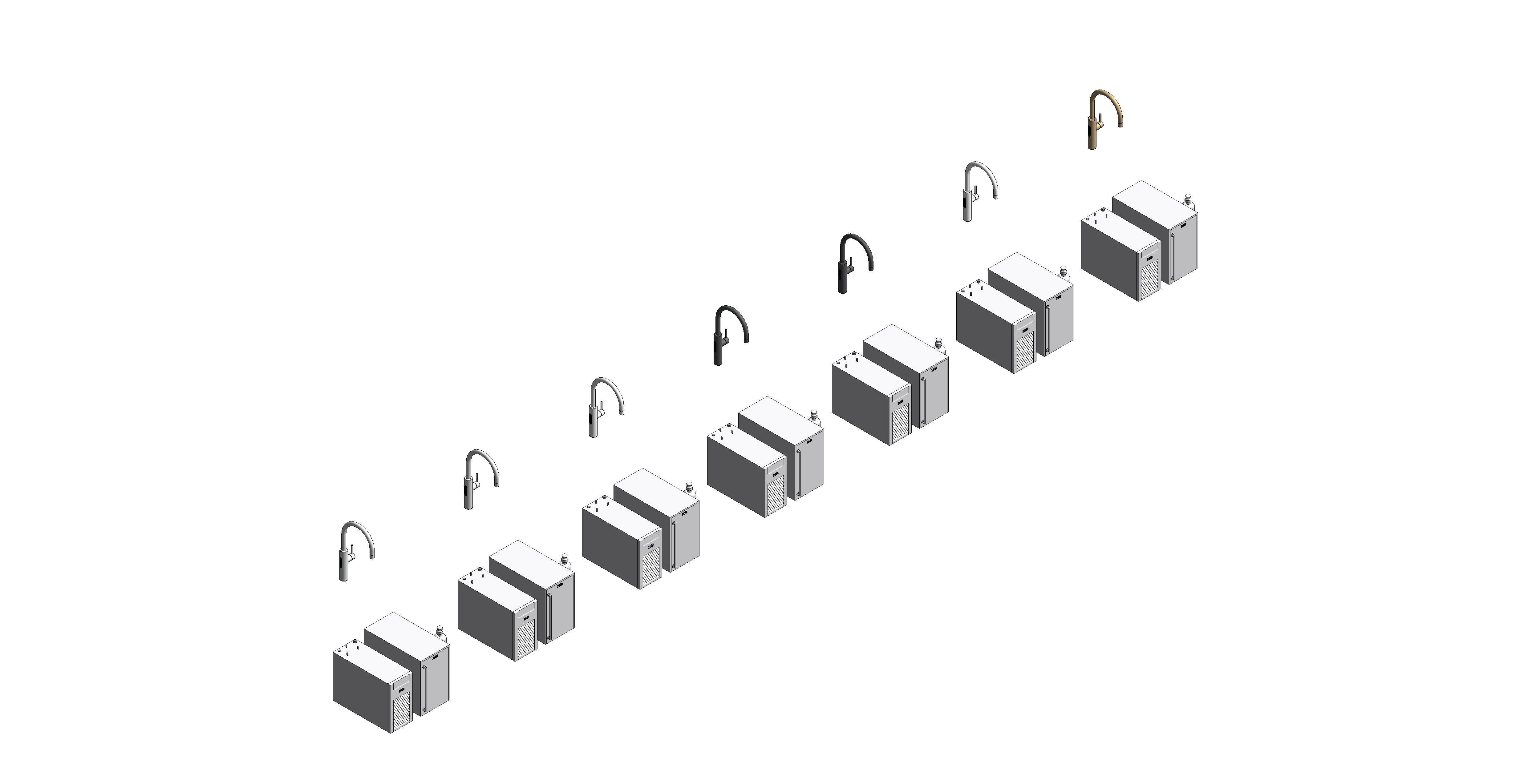 Image of Billi Quadra Sparkling with Gooseneck Multifunction Mixer Tap