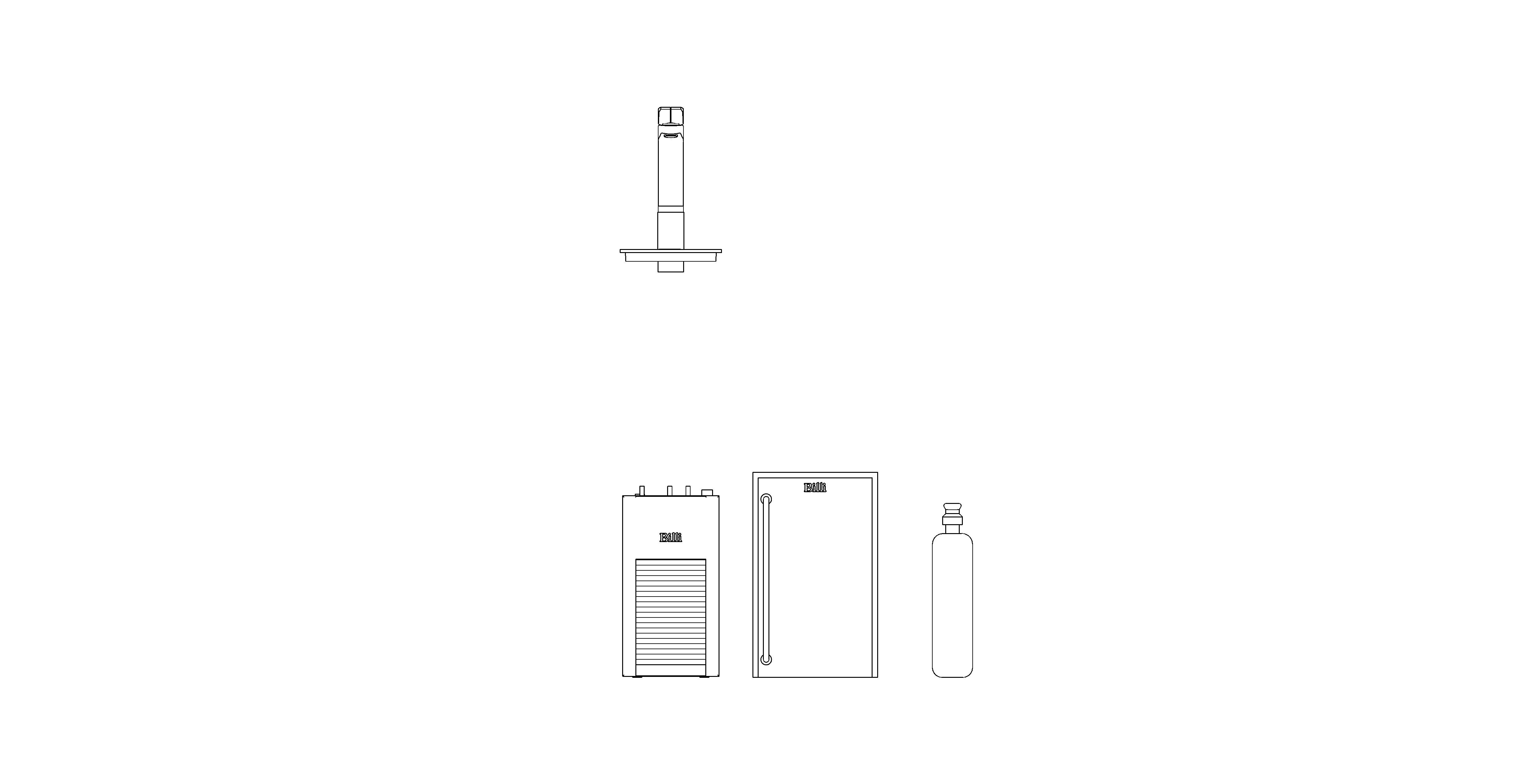 Image of Billi Quadra Sparkling with XL Levered Dispenser