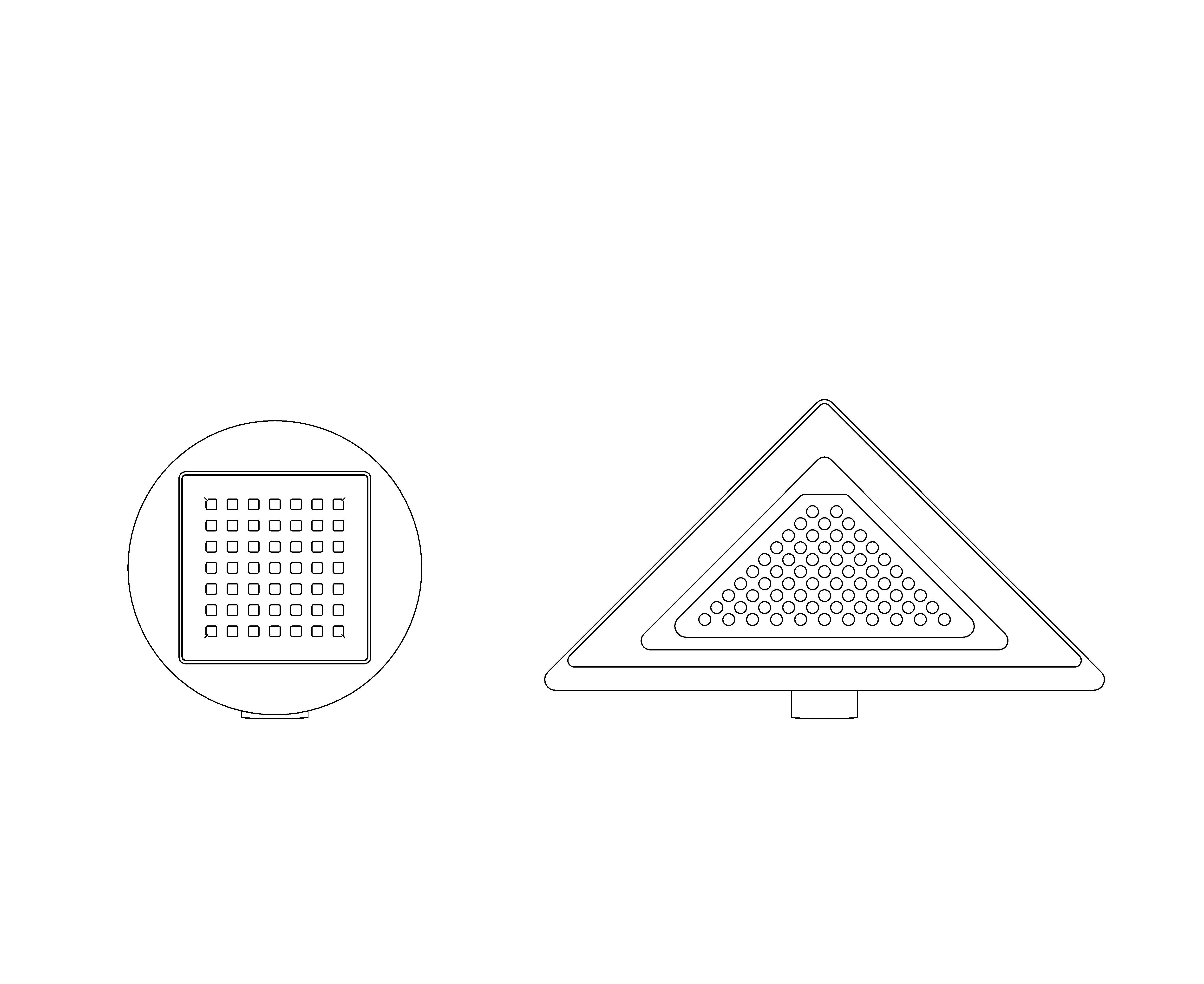 Product: Floor Drain Two Part, series 382, Square or Triangle-wall mounted