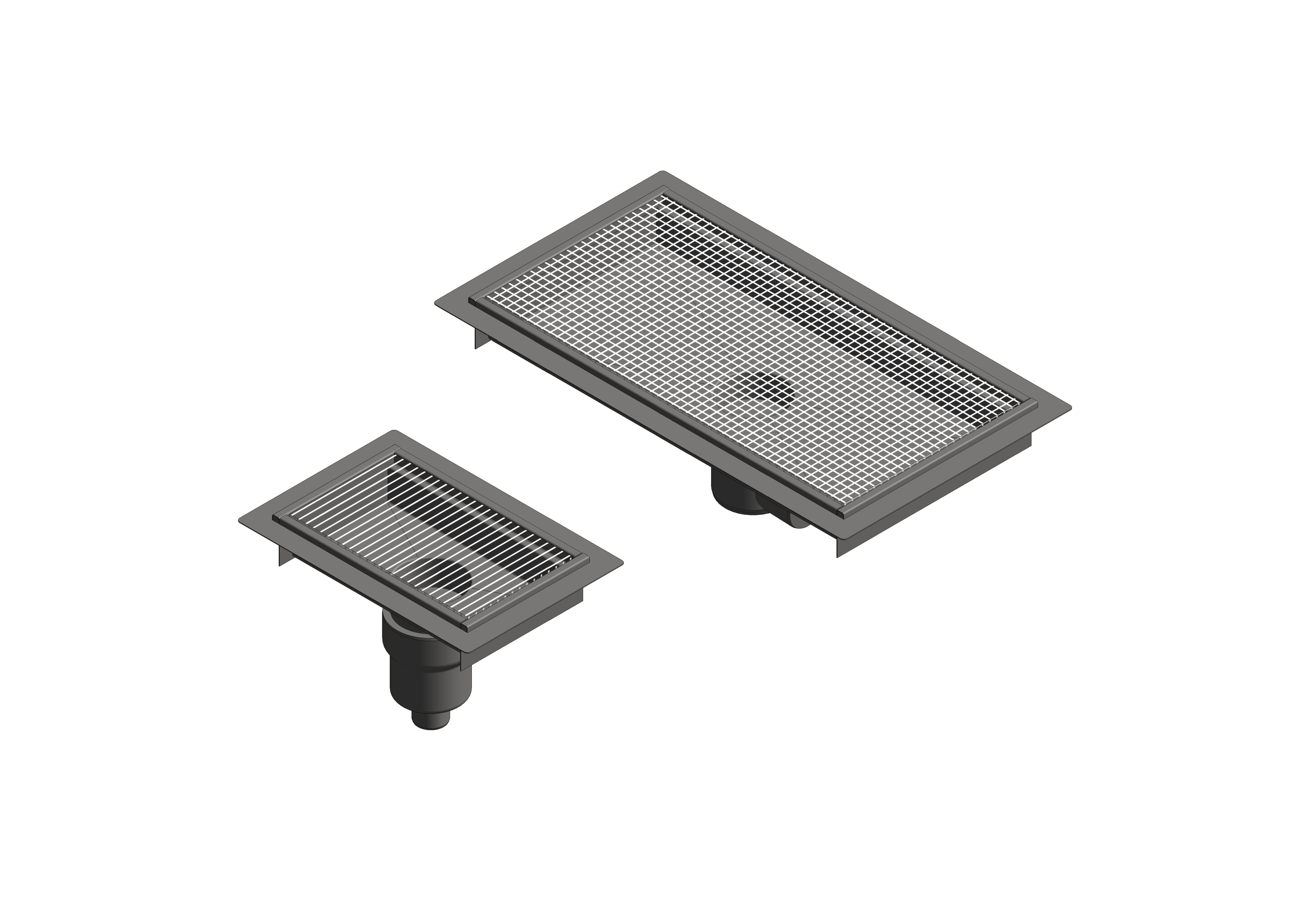 Bim, Content, Object, Component, bimstore, Revit, BLÜCHER®, Drainage, Drain, End, Outlet, Center, Kitchen, Channels, 664