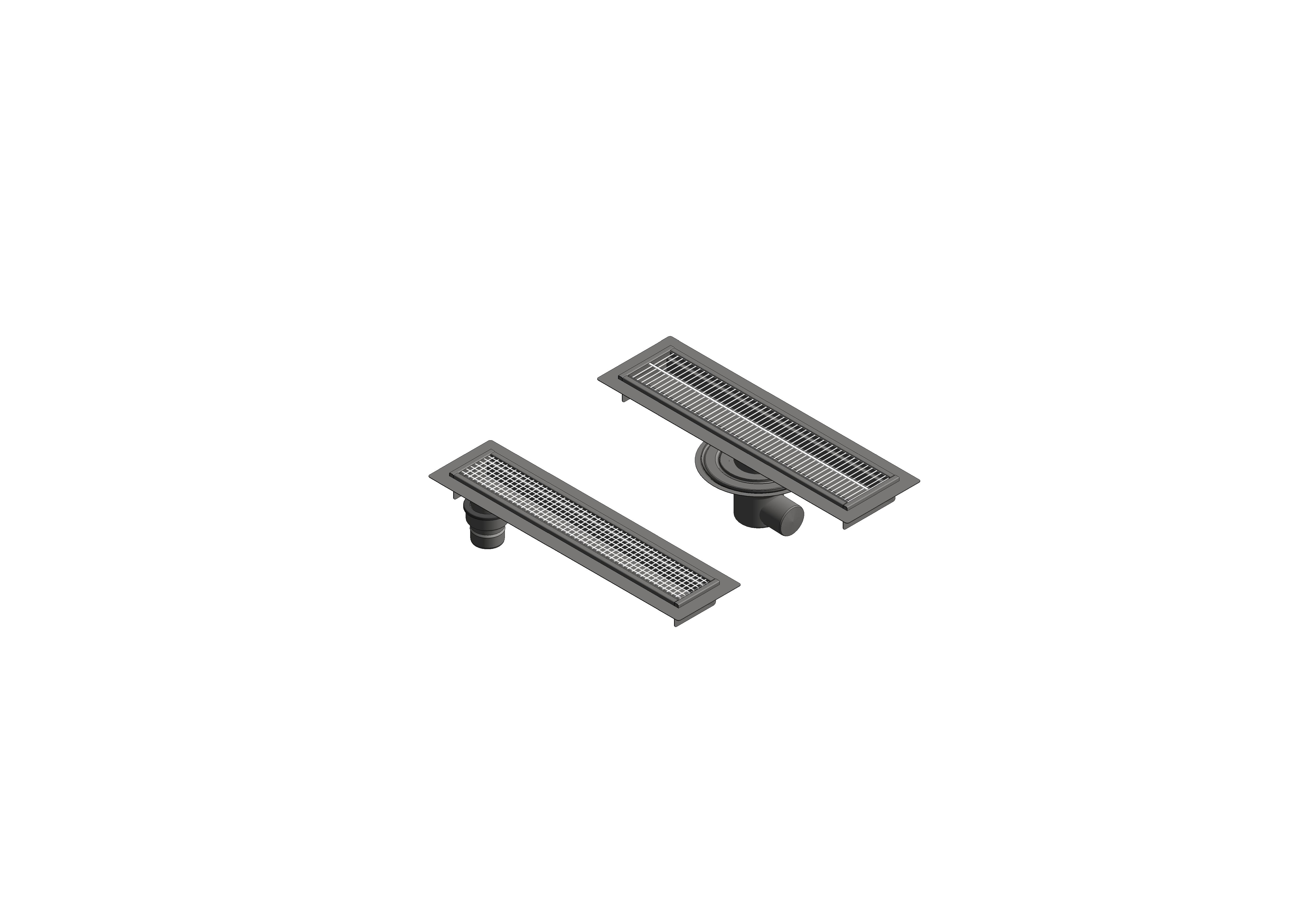 Bim, Content, Object, Component, bimstore, Revit, BLÜCHER®, Drainage, Drain, End, Outlet, Center, Channel, 674