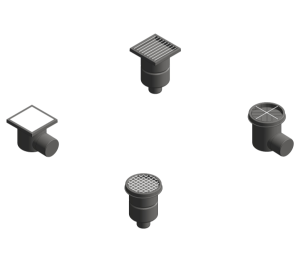 image of One Part Industrial Drain 200mm - Tile / Resin / Concrete