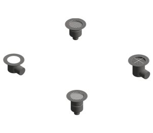 Image of One Part Industrial Drain 200mm - Vinyl