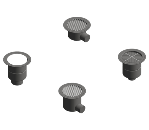 Image of One Part Industrial Drain 300mm - Vinyl