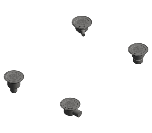 Image of Two Part Domestic Drain 150mm - Vinyl