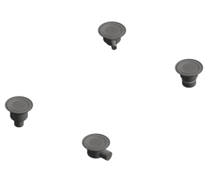 Image of Two Part Domestic Drain 150mm - Vinyl