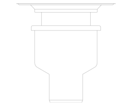 Image of Two Part Domestic Drain 150mm - Vinyl