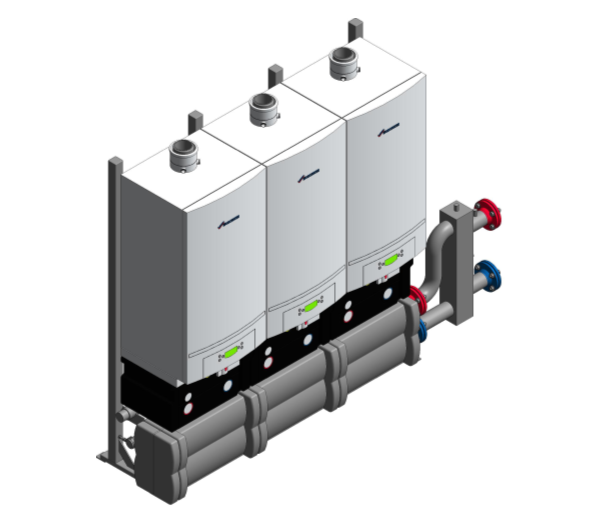 GB162 V2 Gas-Fired Condensing Boiler (Cascade)
