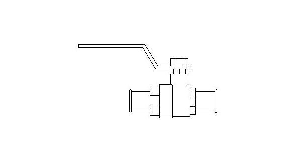 Product: Lever Operated Ball Valve - 986PR