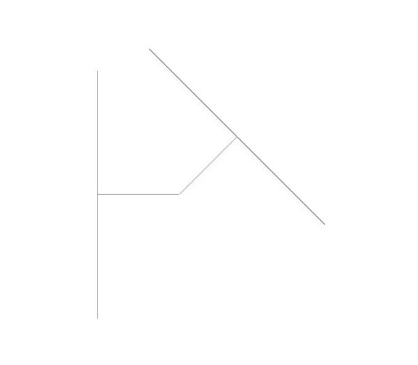bimstore plan symbol image of BB21 45 Degree Elbow from Boss