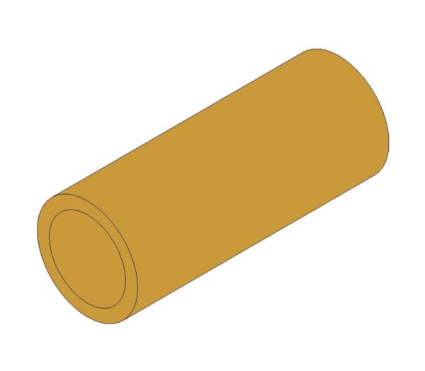 bimstore 3D image of the Brass Screwed Pipe Barrel Nipple from Boss