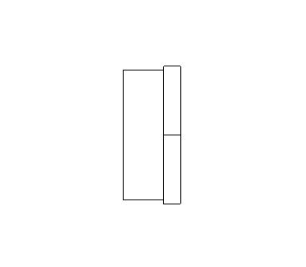 bimstore plan image of the Bronze Screwed Pipe Reducing Bush 2.1/2"x2" from Boss