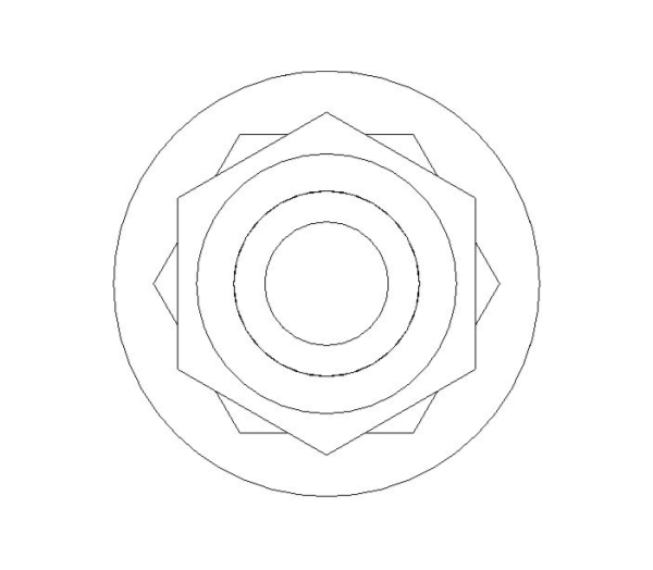 bimstore side image of the Compression Flanged Tank Connector from Boss