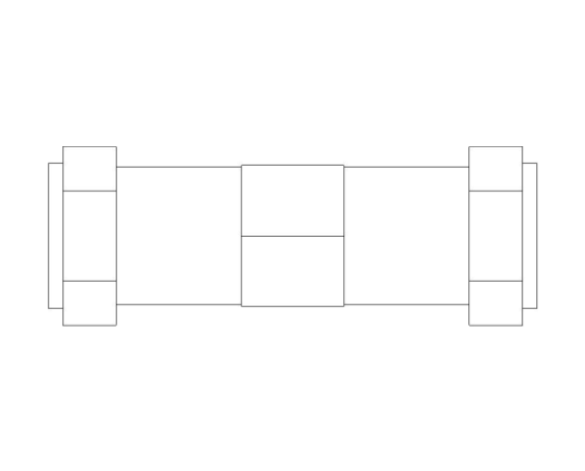 bimstore front image of the Compression Long Coupling from Boss