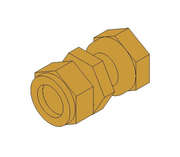 bimstore 3D image of the Compression Swivel Tap Connector from Boss