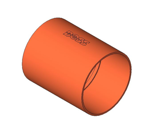 bimstore 3D image of the End Feed Fitting - Coupling from Boss