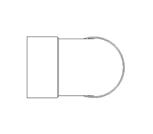 bimstore front image of the End Feed Fitting - Elbow from Boss