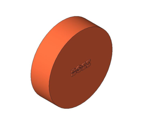 bimstore 3D image of the End Feed Fitting - Tube End Cap from Boss