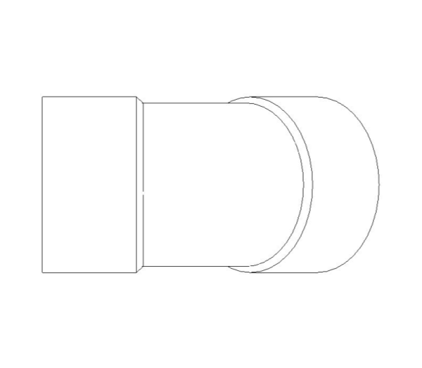 bimstore front image of the End Feed Fittings 45 Degree Elbow from Boss