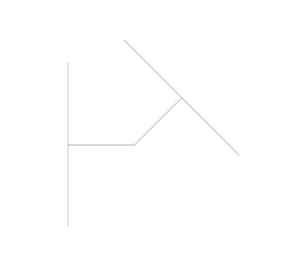 bimstore plan symbol image of the End Feed Fittings 45 Degree Elbow from Boss