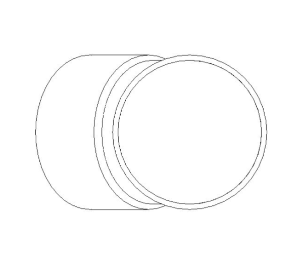 bimstore side image of the End Feed Fittings 45 Degree Elbow from Boss