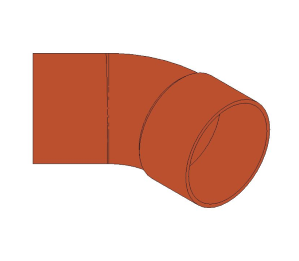 bimstore 3D image of the End Feed Fitting 45 Degree Street Elbow from Boss